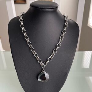 Gallery Gem Necklace/Earrings Set 
